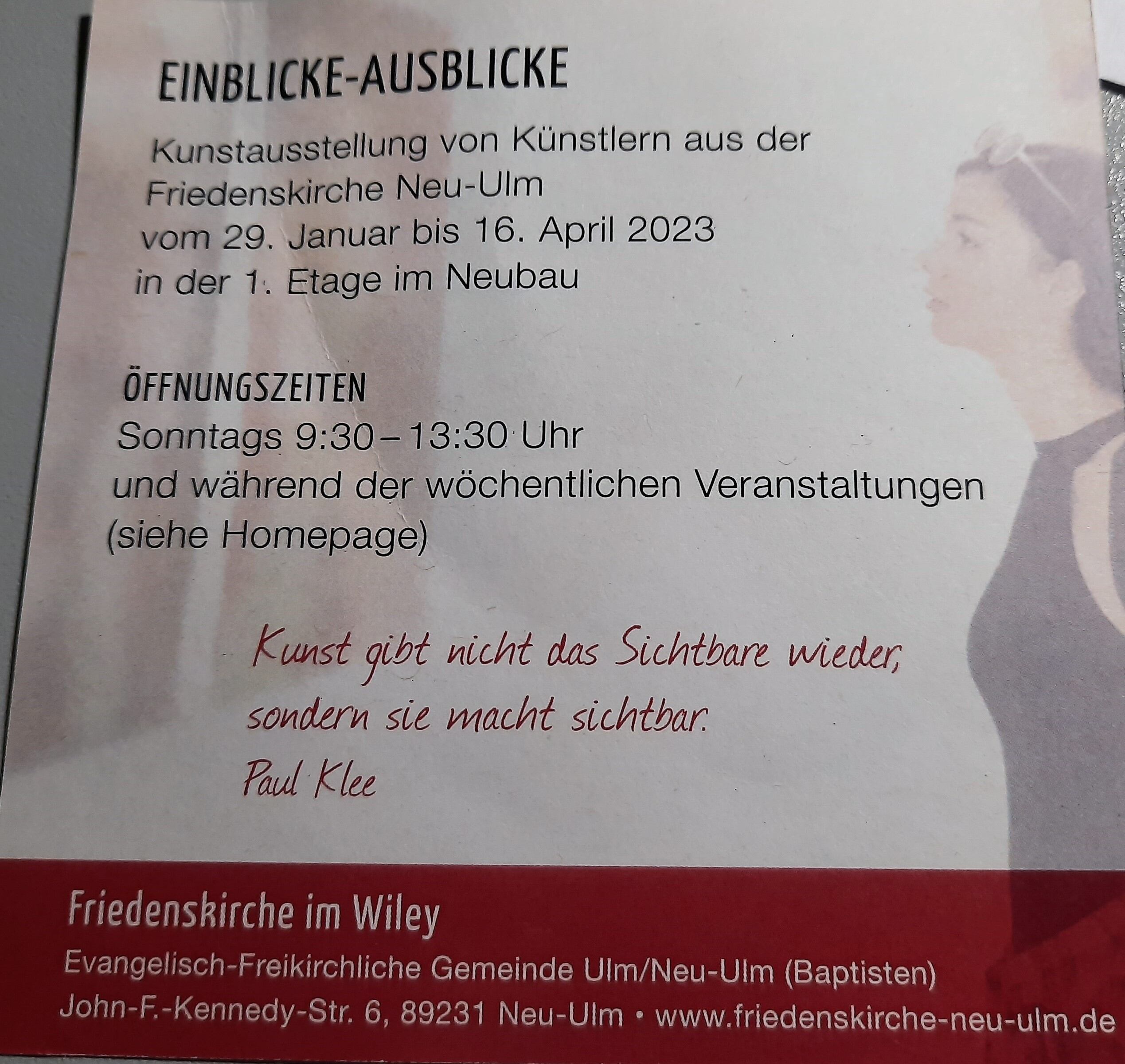 Einblicke-Ausblicke