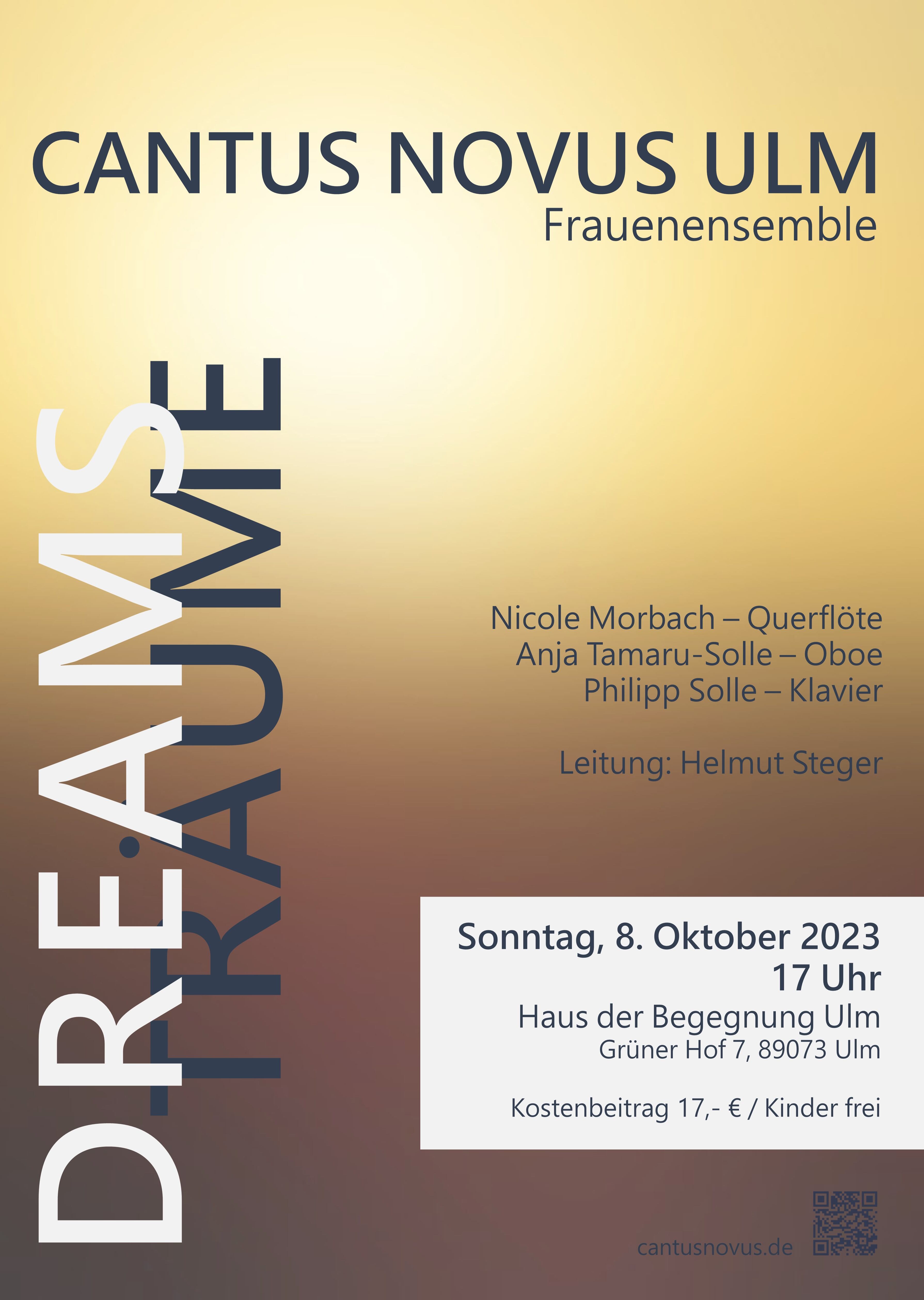 Cantus Novus Ulm - DREAMS_TRÄUME