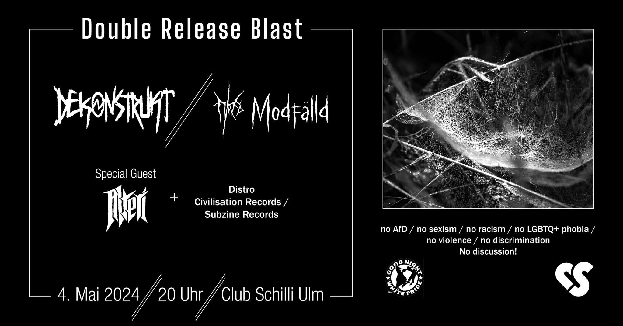 Dekonstrukt, Modfälld & Alteri | Club Schilli, Ulm