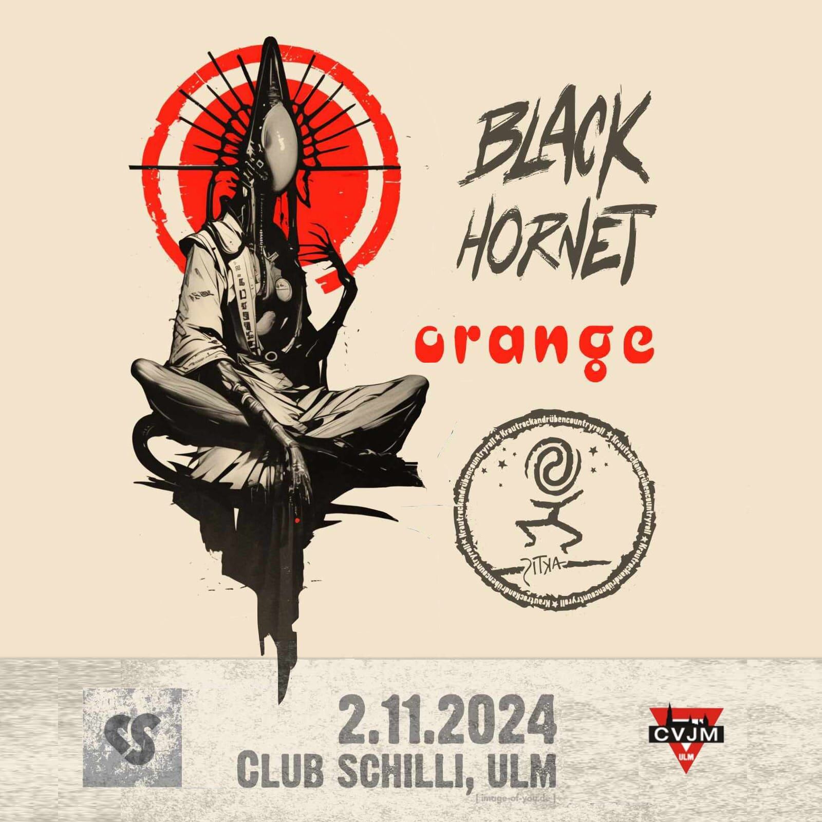 Black Hornet, Orange & Sitka | Club Schilli, Ulm