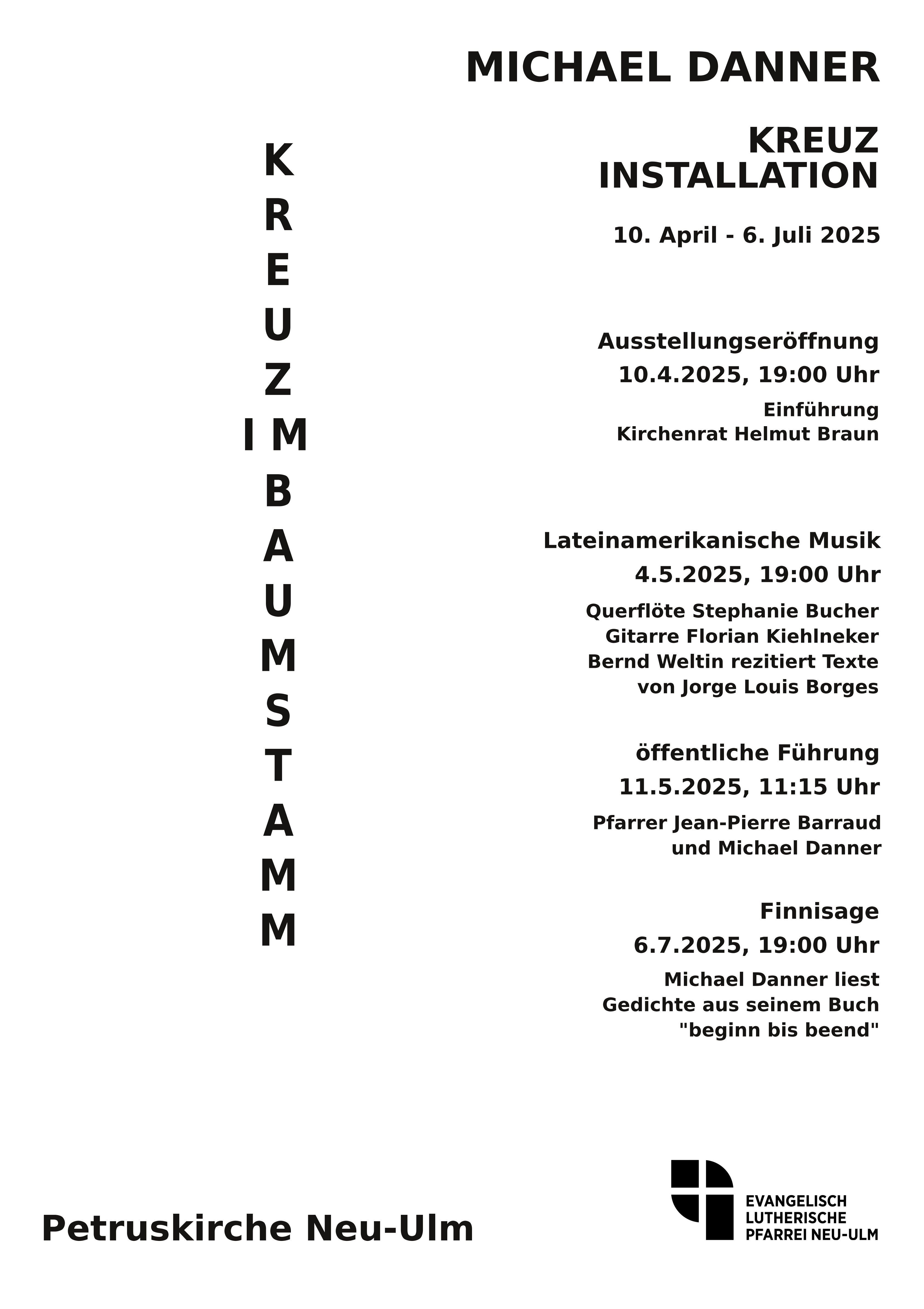 Öffentliche Führung in der Ausstellung Kreuz im Baumstamm
