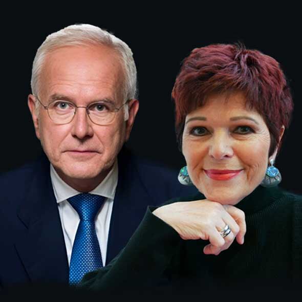 Harald Schmidt und Bernadette Schoog