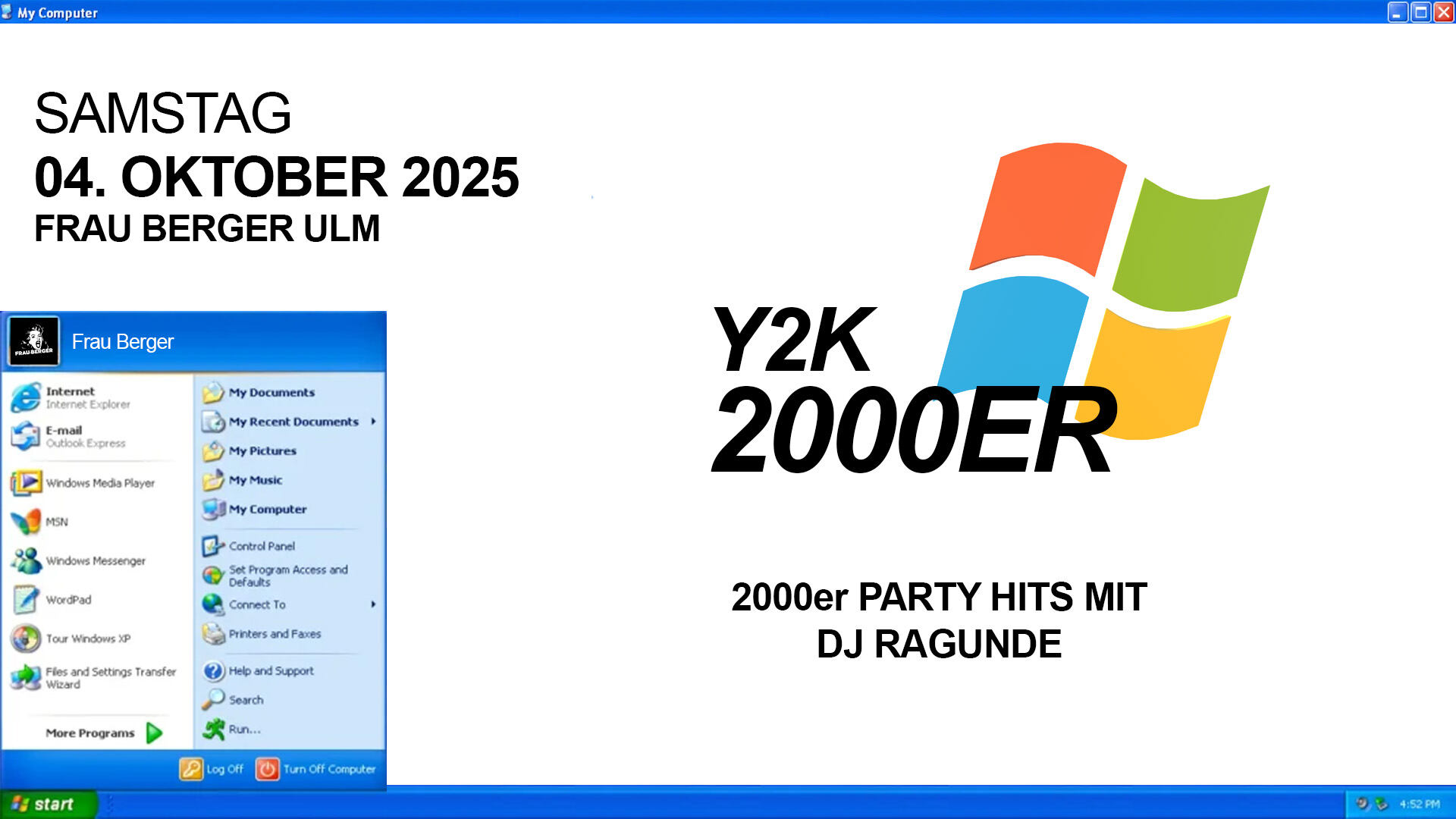 Y2K 2000er Party