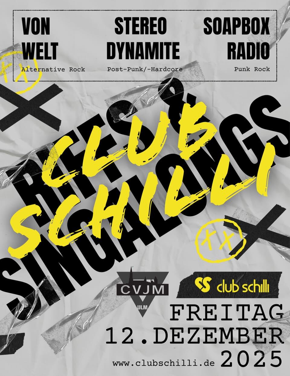 Von Welt, Stereo Dynamite & Soapbox Radio | Club Schilli, Ulm