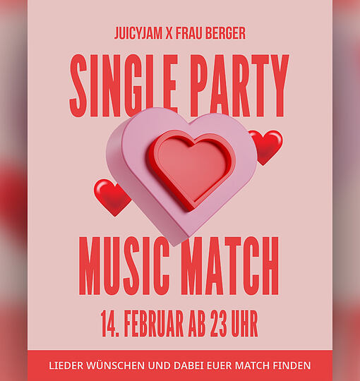 Music Match | Single Party - Stadt Club Kultur
