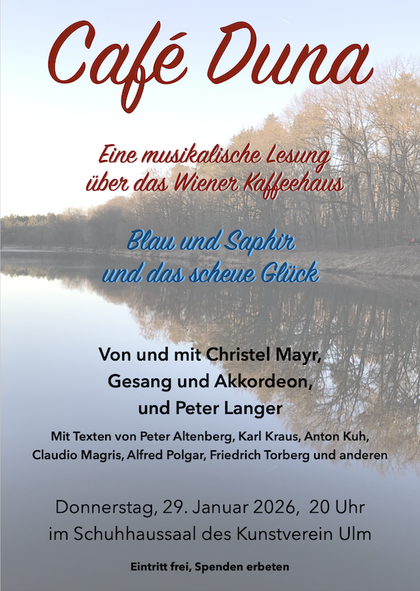 Café Duna — Musikalische Lesung über das Wiener Kaffeehaus