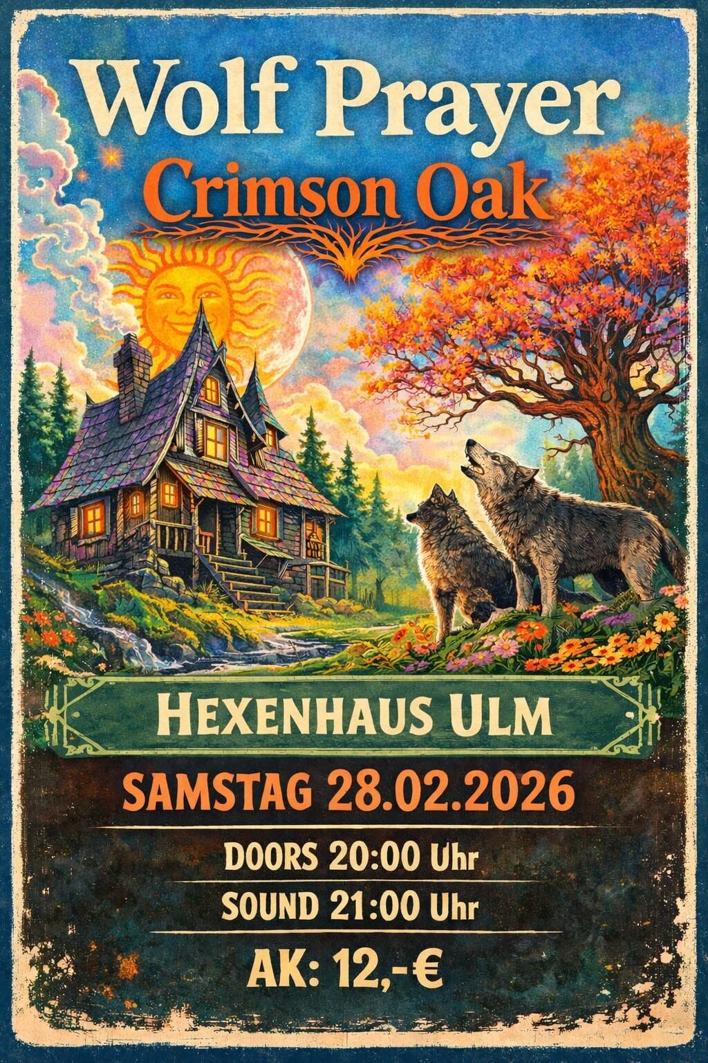 Hexenhaus Live: CRIMSON OAK + WOLF PRAYER
