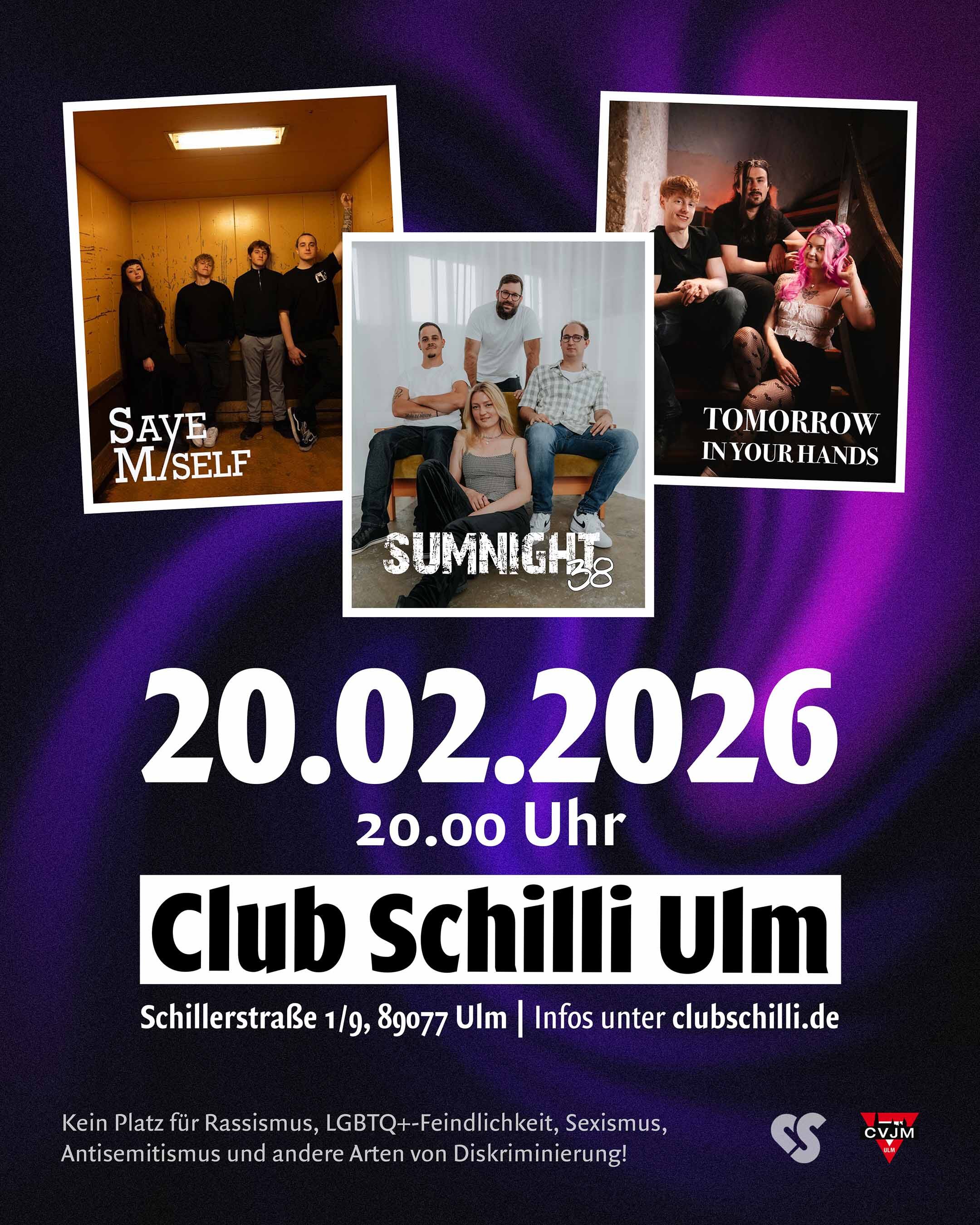Tomorrow In Your Hands,  Save Myself, Sumnight 38 | Club Schilli