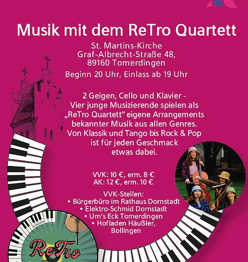 Musik mit dem ReTro Quartett