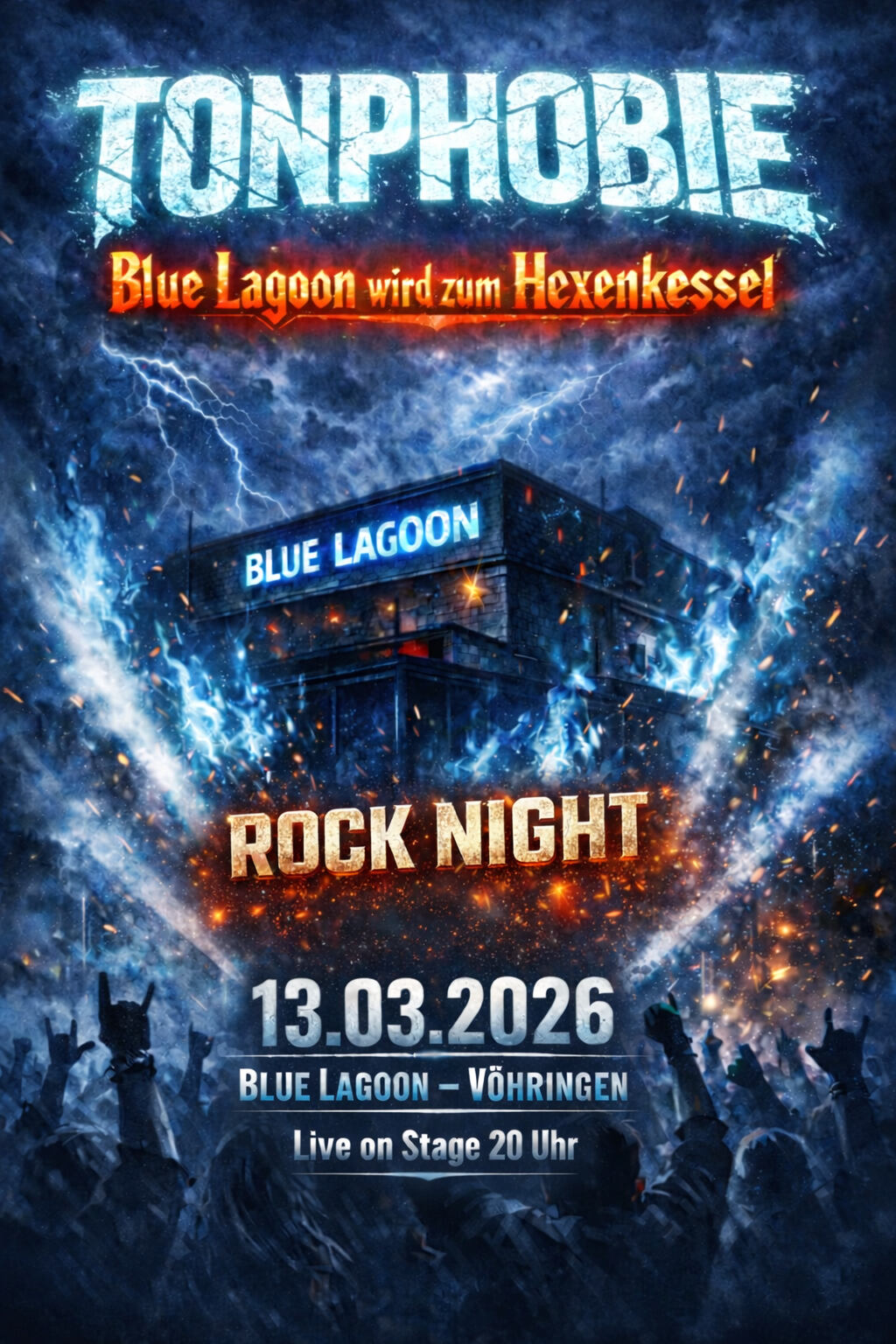 TONPHOBIE – Rock Night im Blue Lagoon Vöhringen
