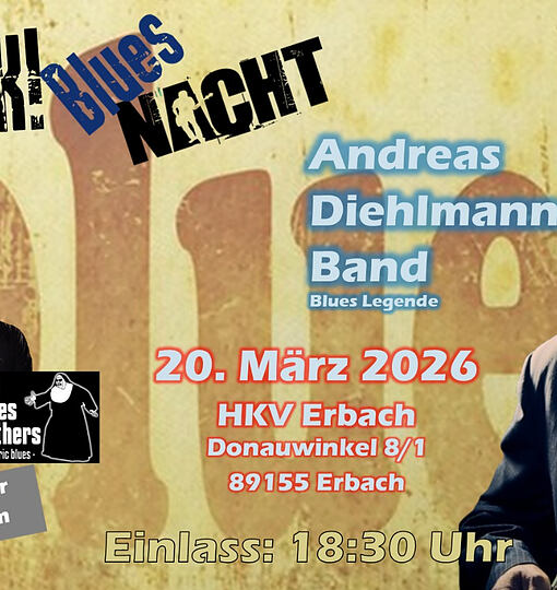 WeRock! Blues Night HKV Erbach 20.03.2026