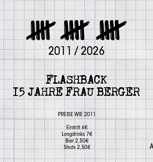 15 Jahre Frau Berger