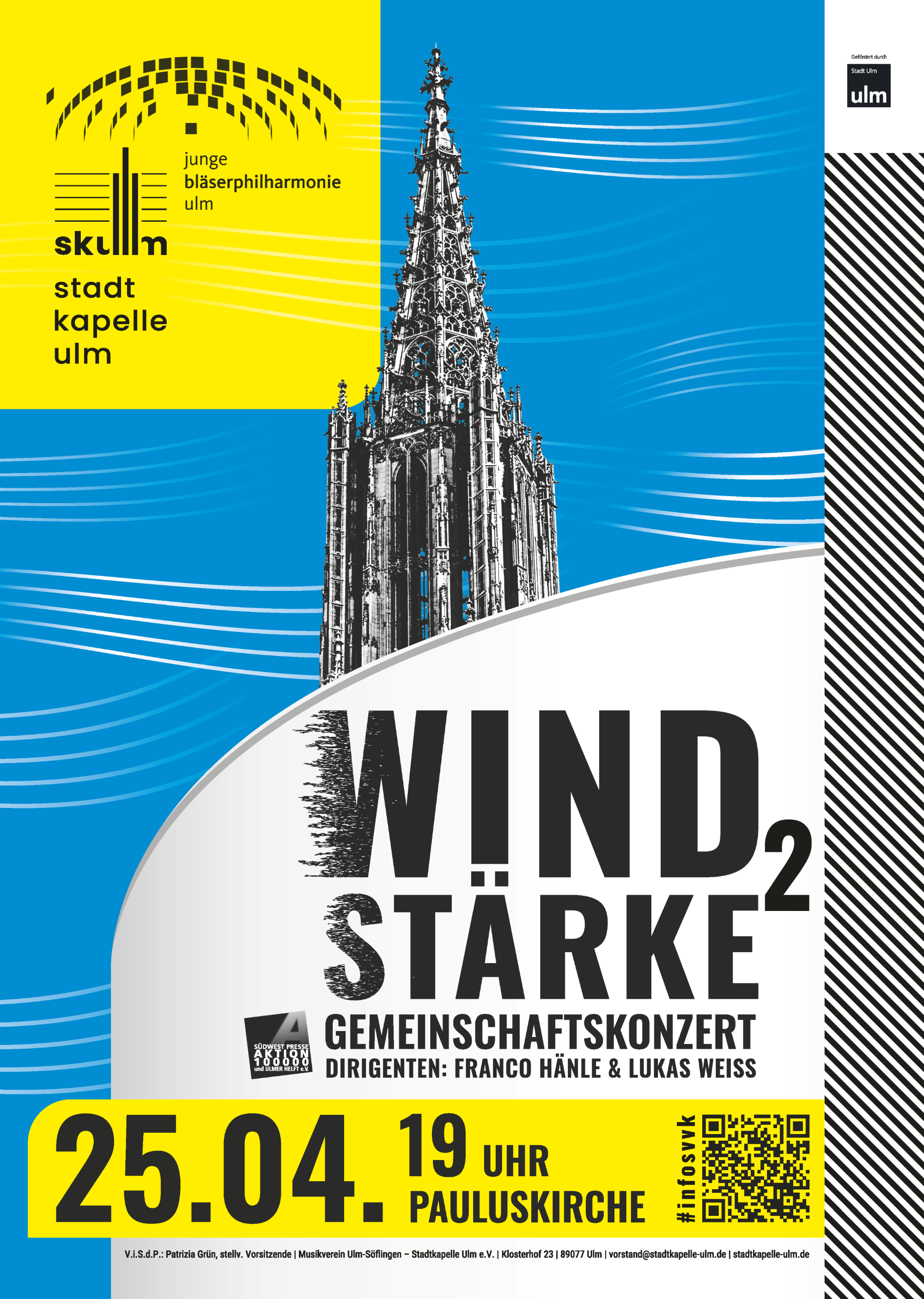 Gemeinschaftskonzert von Stadtkapelle Ulm und Junge Bläserphilharmonie Ulm