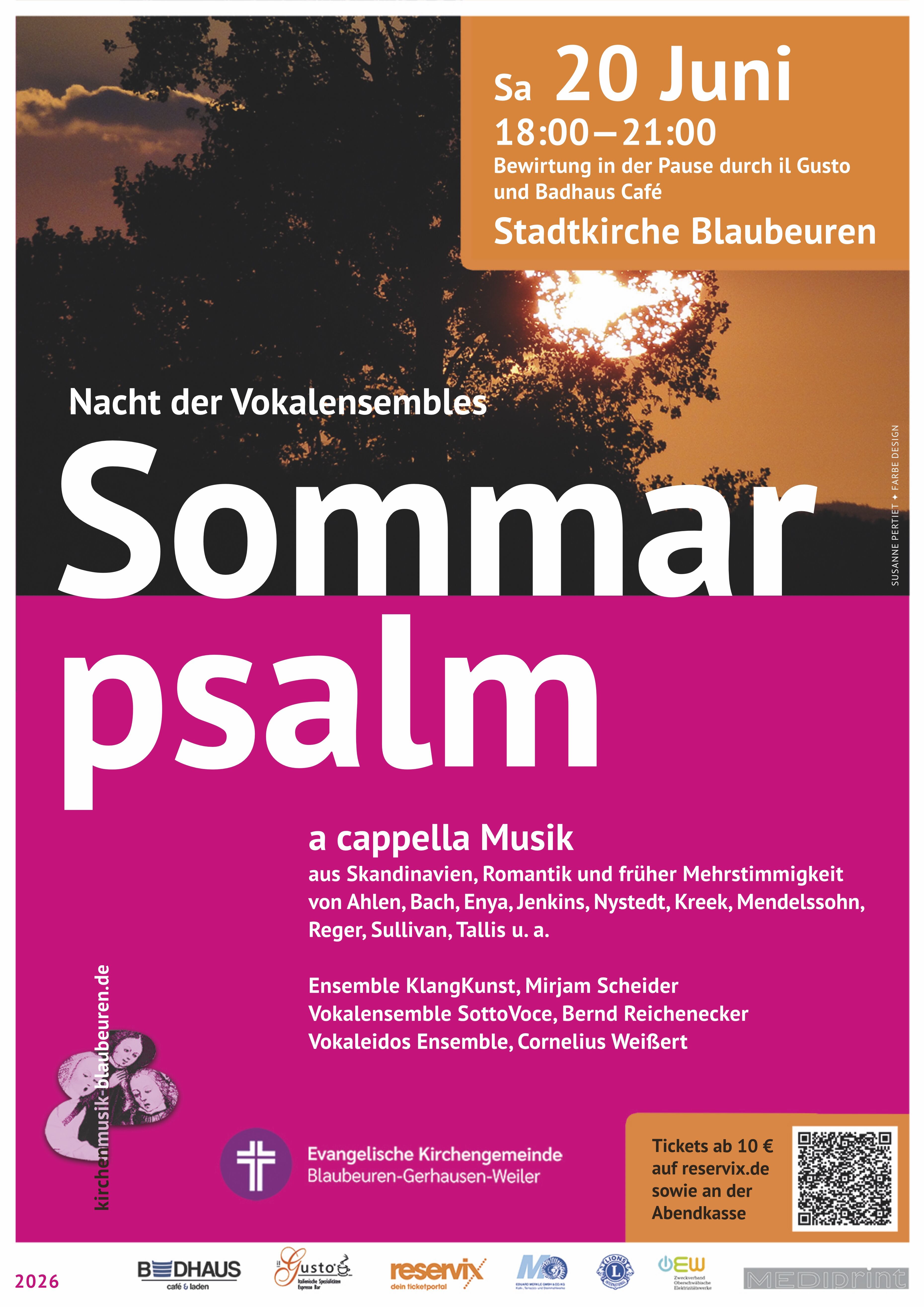 SOMMARPSALM Nacht der Vokalensembles