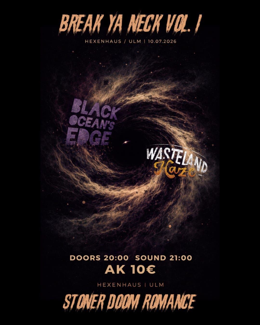 Hexenhaus Live: Black Ocean Edge + Wasteland Haze