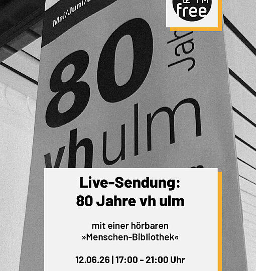 Radio free FM Liveübertragung 80 Jahre vh ulm