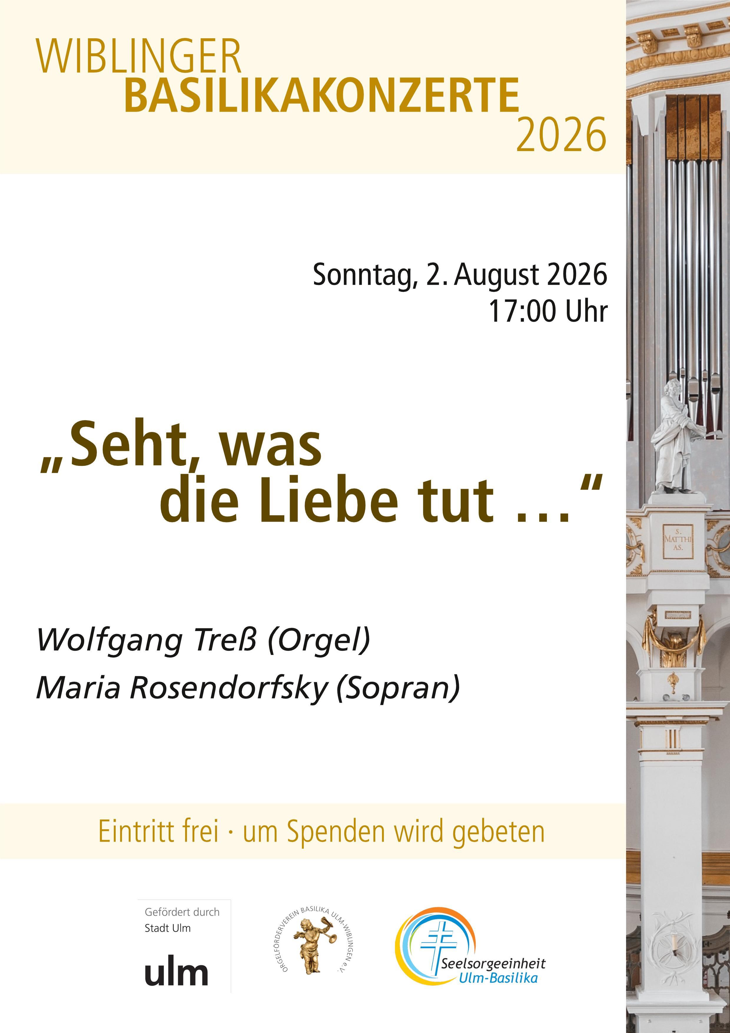 Seht, was die Liebe tut....