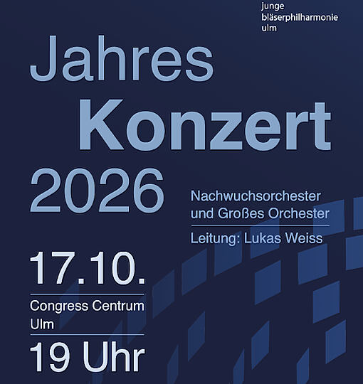 Jahreskonzert der Jungen Bläserphilharmonie Ulm 2026