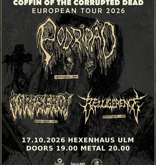 Hexenhaus Live: PODRIDAO  + BELLIGERENCE + CORPSEROT