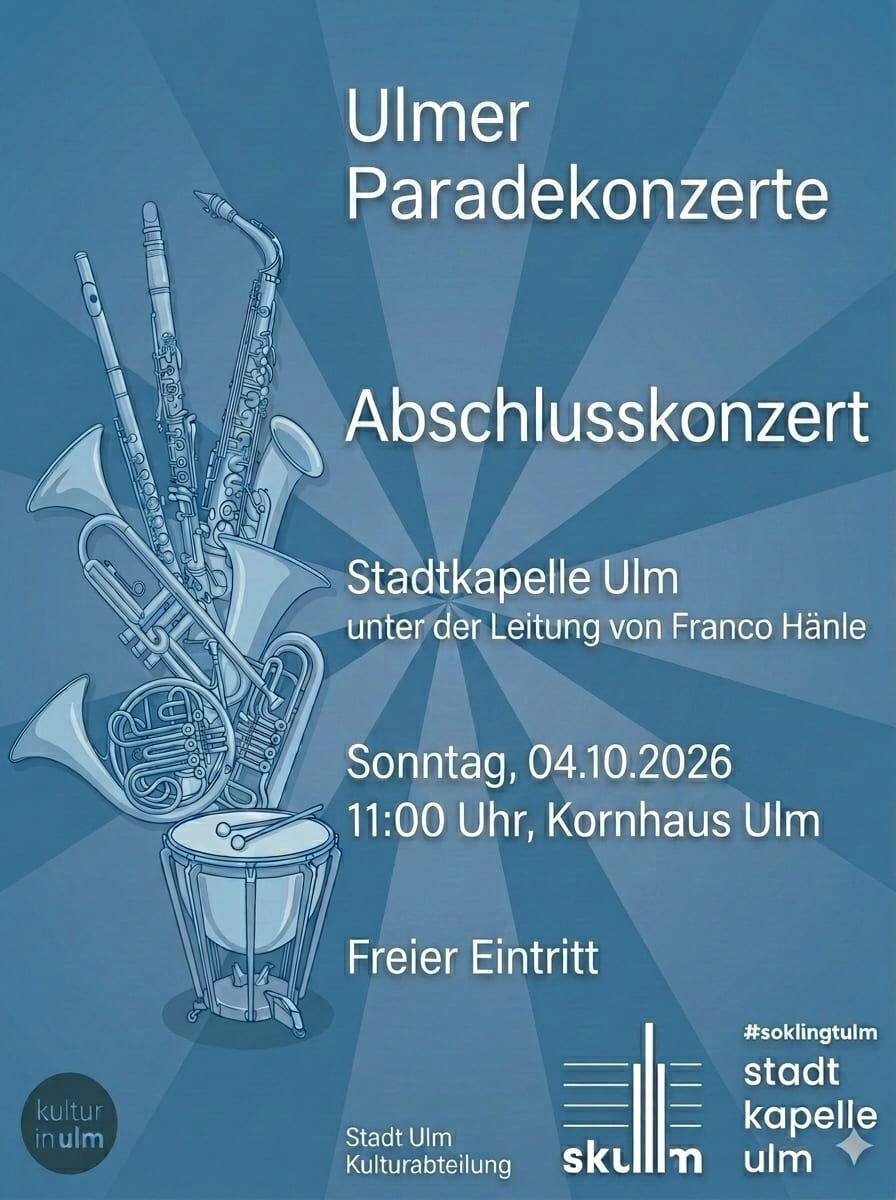 Paradekonzert der Stadtkapelle Ulm