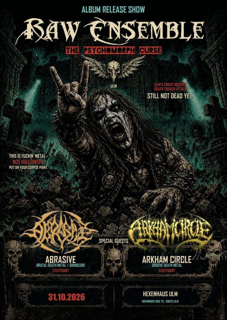Live im Hexenhaus e.V.: RAW ENSEMBLE + ABRASIVE + ARKHAM CIRCLE