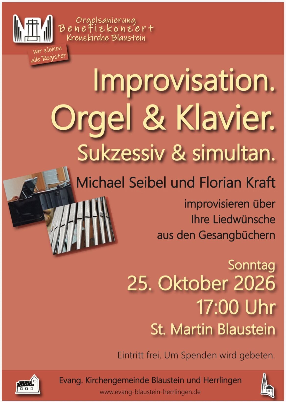 Improvisation. Orgel & Klavier.