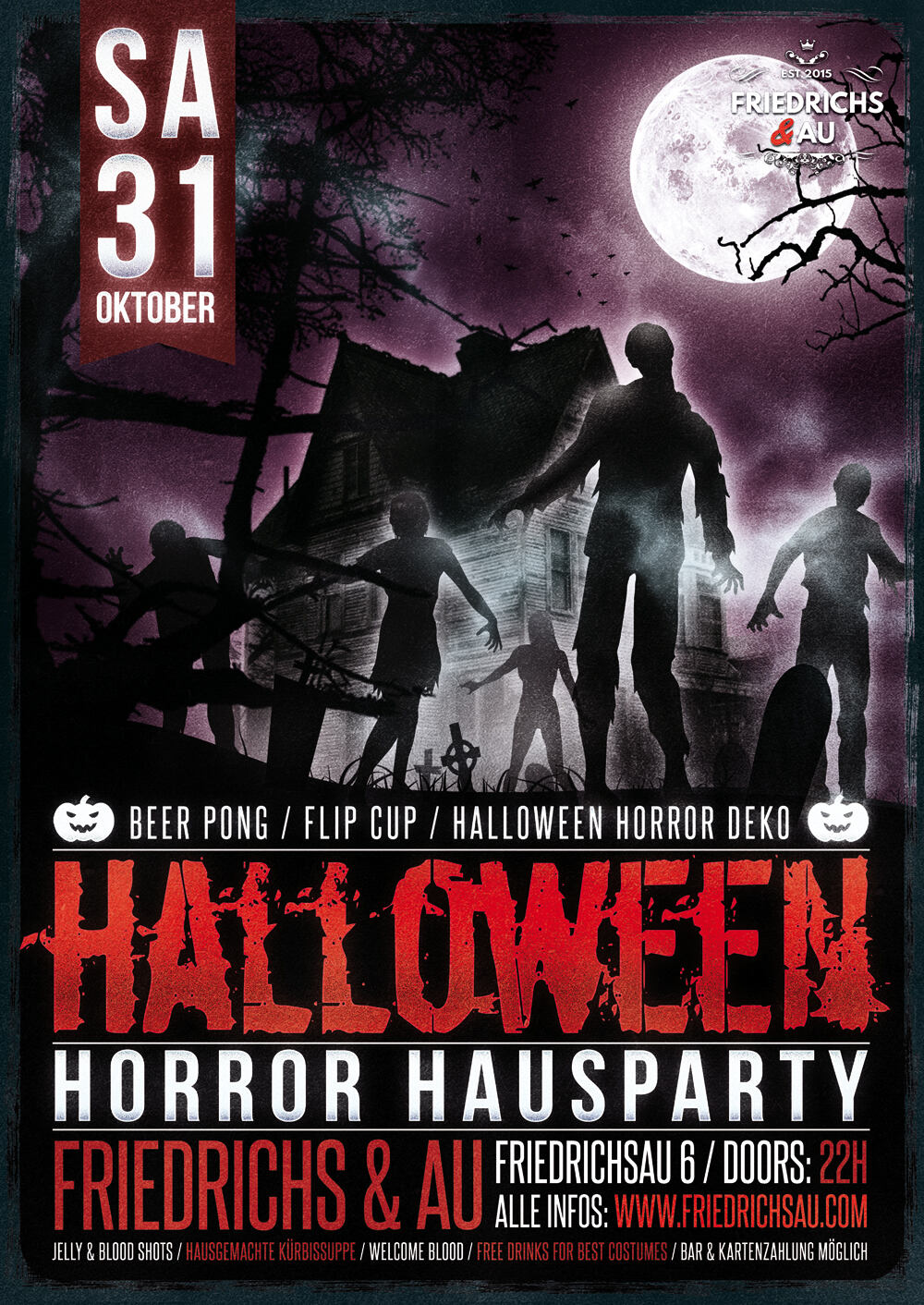 HALLOWEEN HORROR HAUSPARTY - Ulms gruseligste Studentenparty zu Halloween!