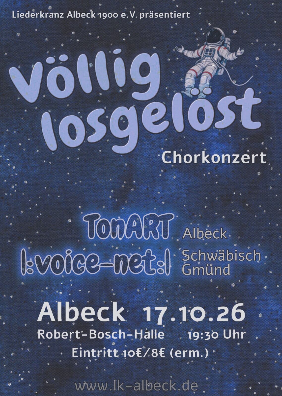 Völlig Losgelöst: Chorkonzert