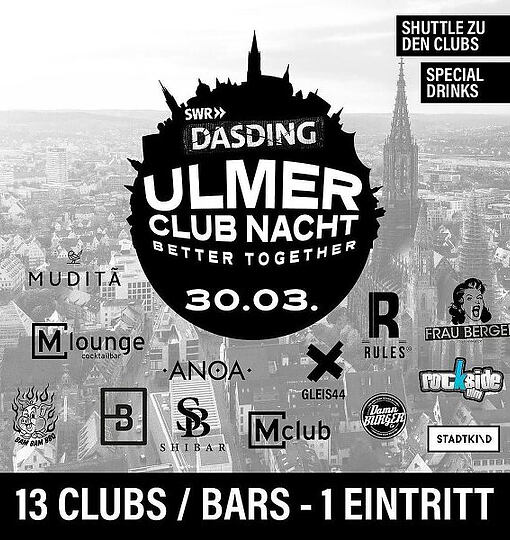 Ulmer Club Nacht 🎉 Liebe Partypeoples aufgepasst, die ULMER CLUB (…)