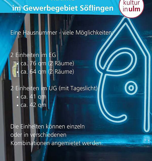 RAUMANGEBOT - RÄUME IM GEWERBEGEBIET SÖFLINGEN 🏠   Lage: Herrlinger (…)