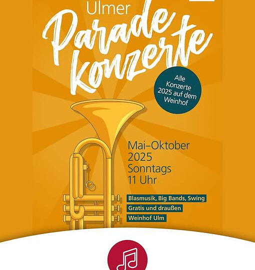 Ulmer Paradekonzerte 🎶🎷 Ab 11. Mai heißt es wieder: jeden (…)