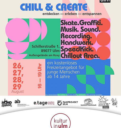 CHILL & CREATE 🎨🛹 Vom 26. bis 29. August verwandelt (…)