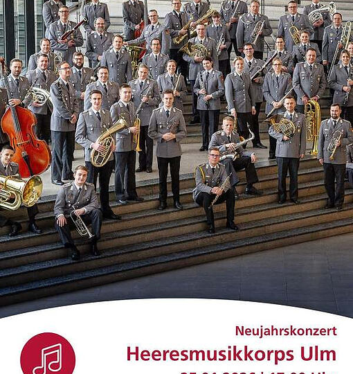 Prosit Neujahr mit dem Heeresmusikkorps Ulm 🥂🎶 Startet klangvoll ins (&hellip;)