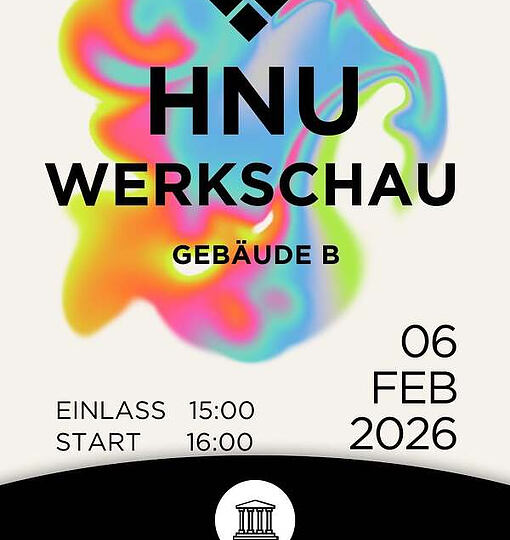 HNU-Werkschau 2026 🙌🏼🔥 Was haben Video Games, VR, Horror, Sci-Fi, (&hellip;)