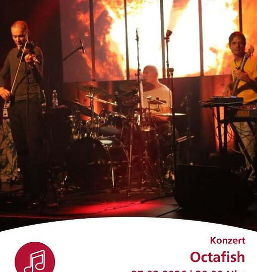 Konzert Octafish 🎶 Komplexe Grooves, die trotzdem tanzbar sind; durchkomponiert (&hellip;)