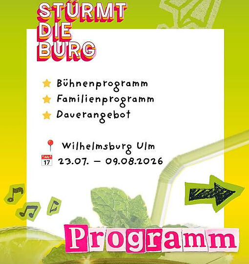 Programmübersicht Stürmt die Burg 🏰 Von mitreißenden Konzerten über Familienangebote (&hellip;)
