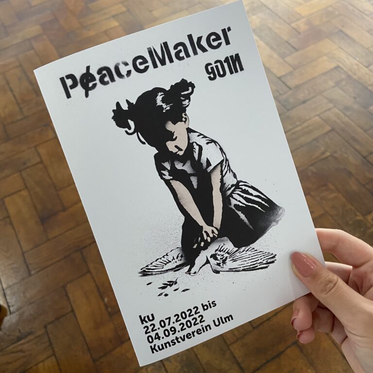 Flyer Peace Maker Ausstellung