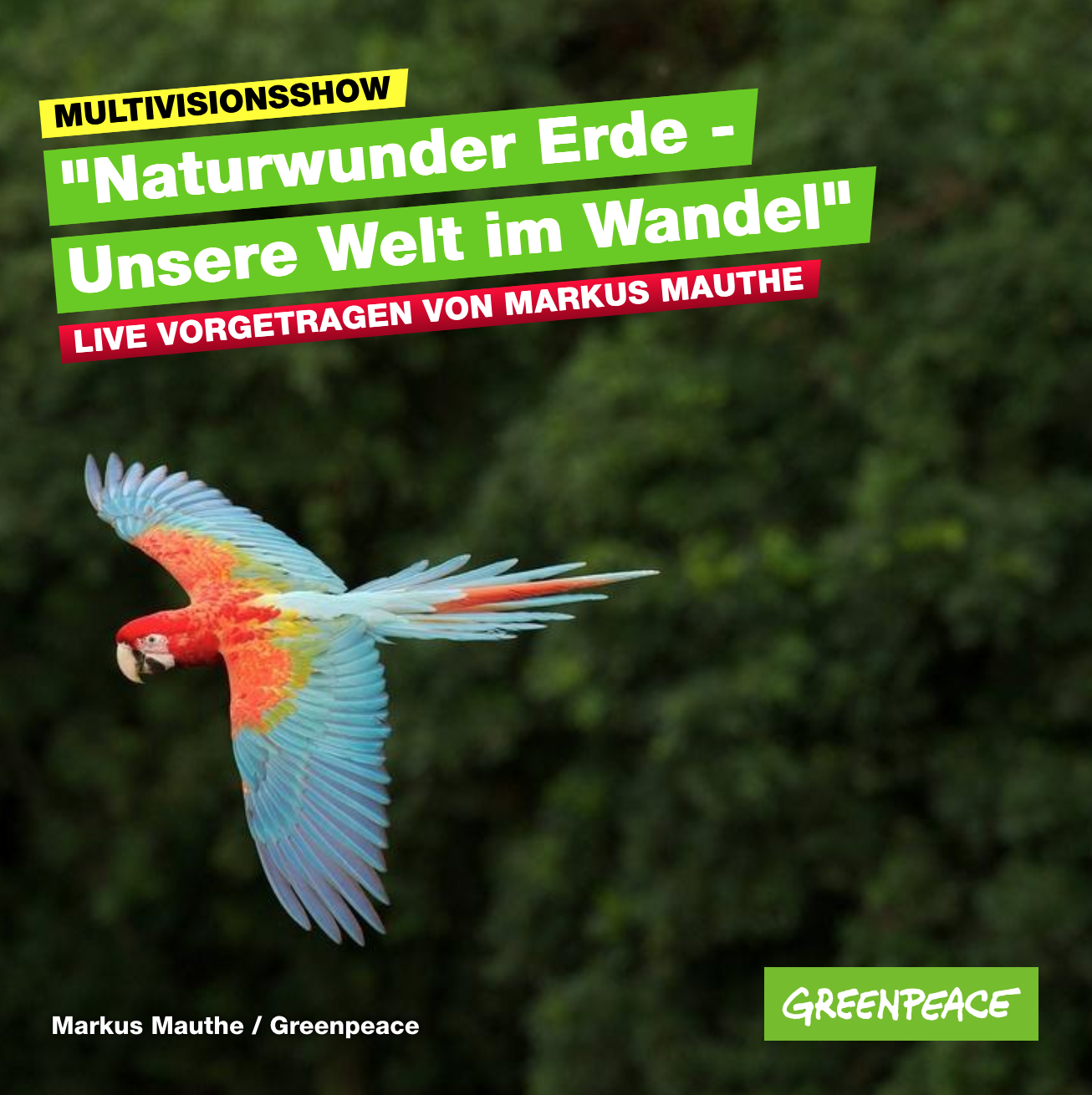 Live-Fotoshow „Naturwunder Erde - Unsere Welt im Wandel