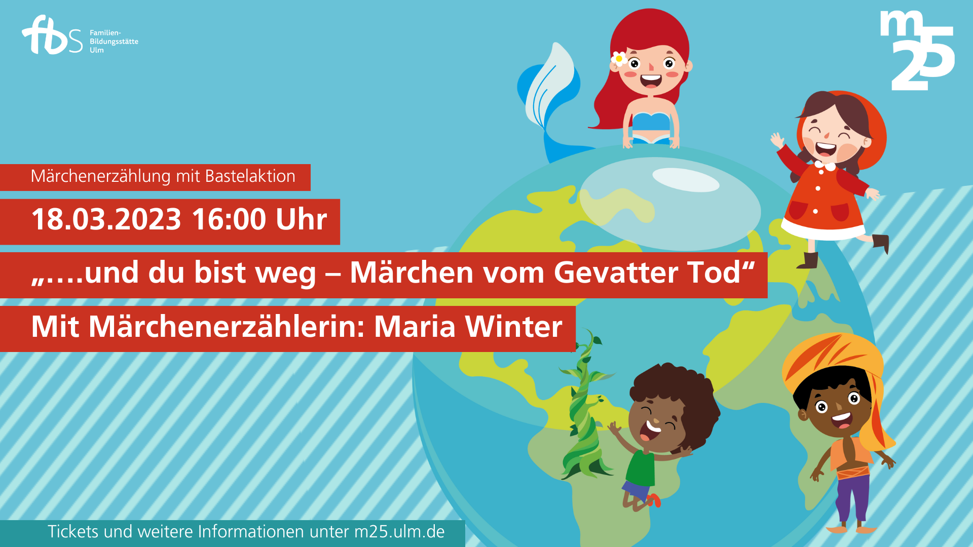 Märchenerzählung: „…und du bist weg – Märchen vom Gevatter Tod“