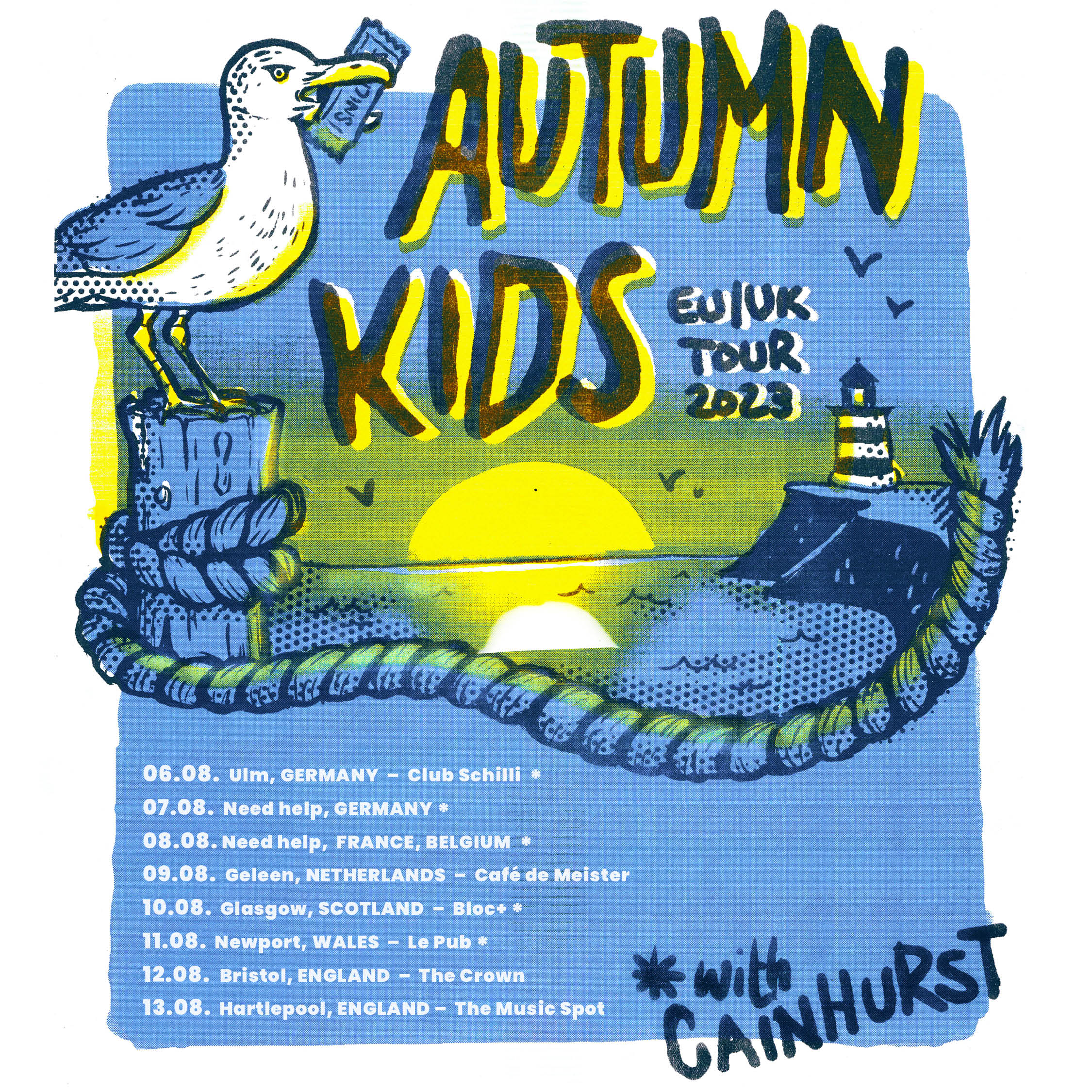 Autumn Kids, Cainhurst (UK) & Legacy of Ashes | Club Schilli, Ulm